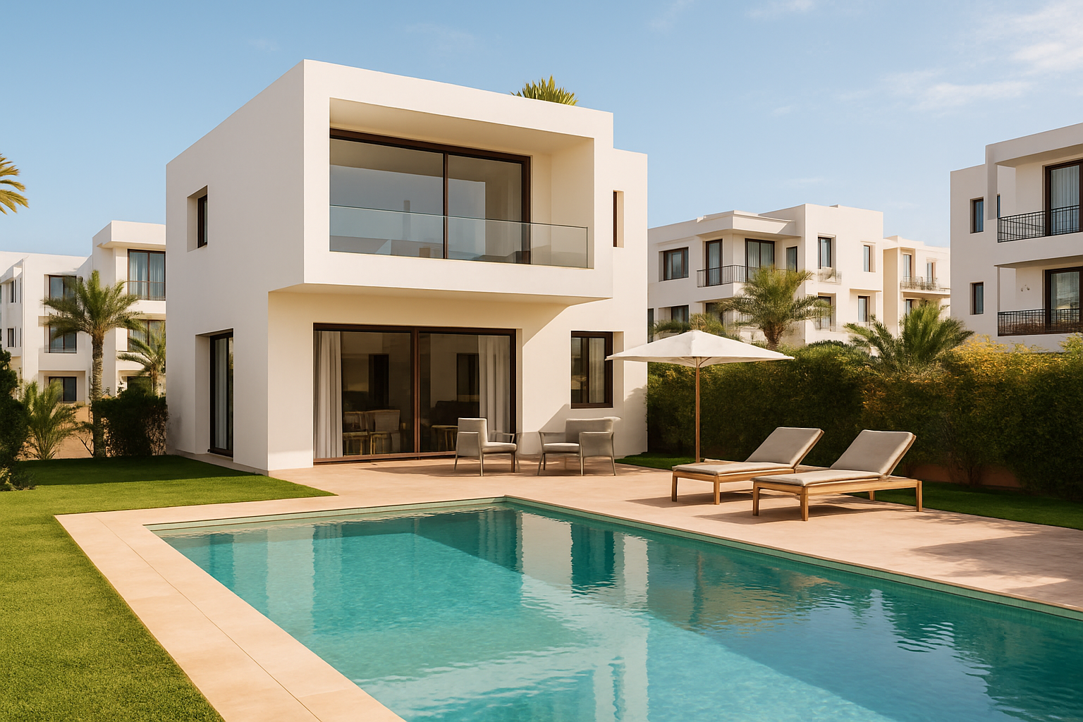 Location villa avec piscine à Bouznika en 2026